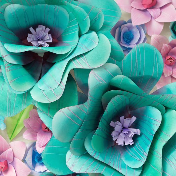 DIY Watercolor Flowers Craft Box Girls