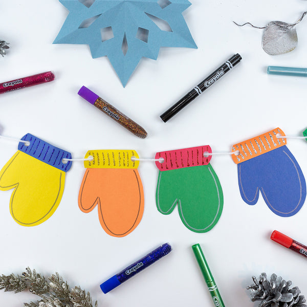 Mitten Garland Craft Box Girls