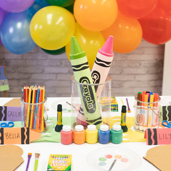 19 Creative Crayola Crayon Party Ideas - Spaceships and Laser Beams