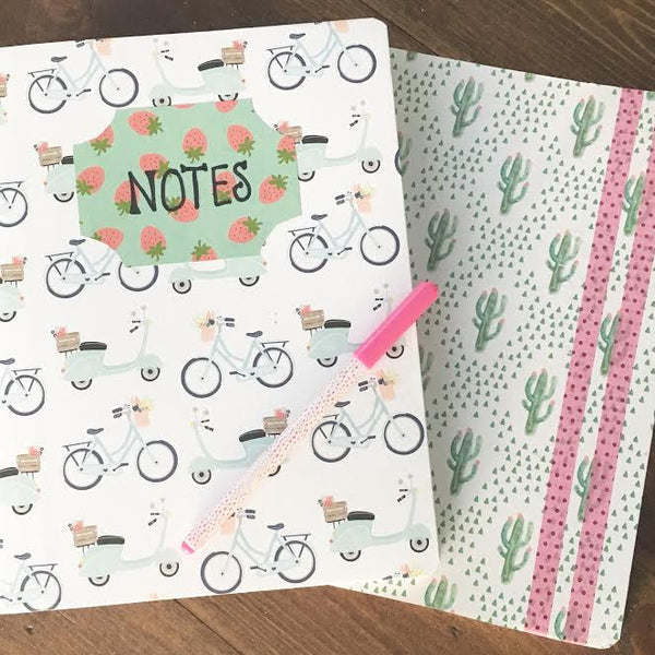 DIY Notebook Cover--a FUN Modpodge Craft!