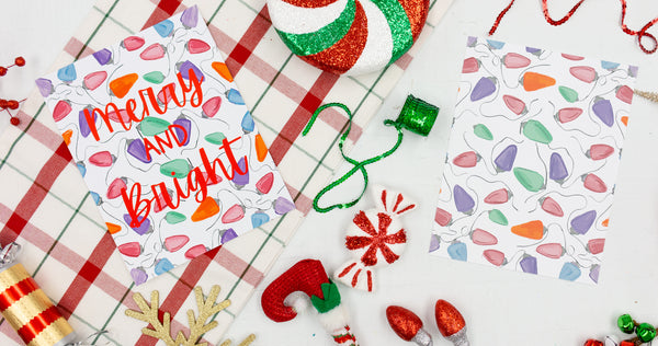 Happy Everything Holiday Art Prints and Greeting Cards - Craft Box Girls