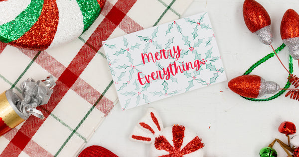 Happy Everything Holiday Art Prints and Greeting Cards - Craft Box Girls