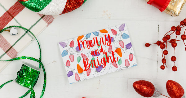 3 Holiday Greeting Cards - Craft Box Girls