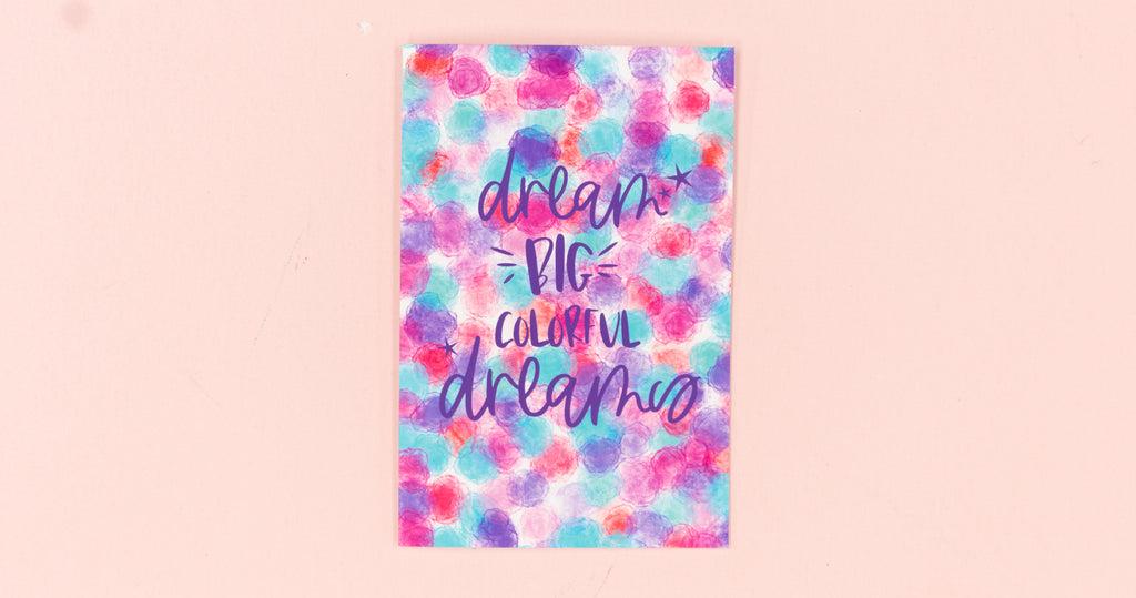 Dream Big Greeting Card - Digital Download - Craft Box Girls