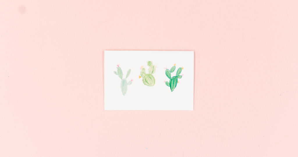 Cactus Greeting Card - Digital Download - Craft Box Girls