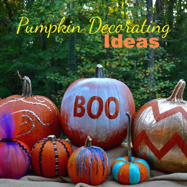 Easy Pumpkin Decorating Ideas – Craft Box Girls