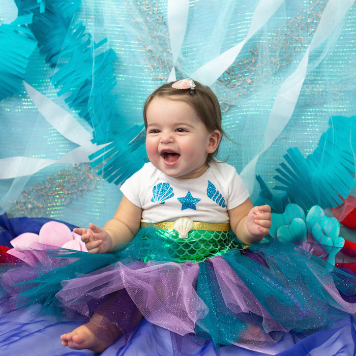 mermaid dressing up Easy DIY Mermaid Costume for Halloween or Dress Up