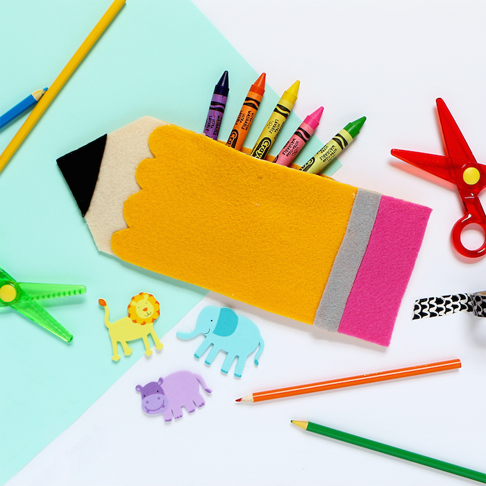DIY Felt Pencil Pouch – Craft Box Girls