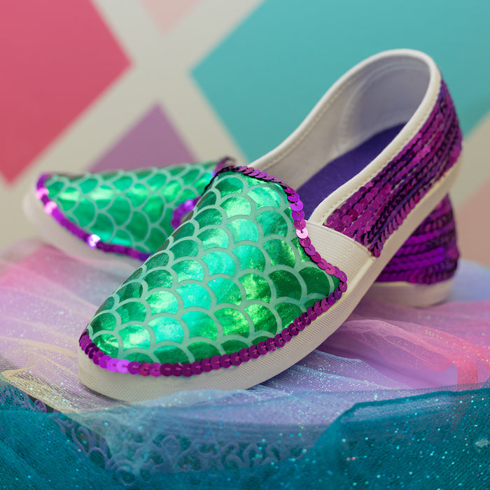 Forstyrrelse Kræft effektivt DIY Mermaid Shoes – Craft Box Girls
