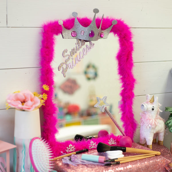 DIY Princess Mirror Craft Box Girls