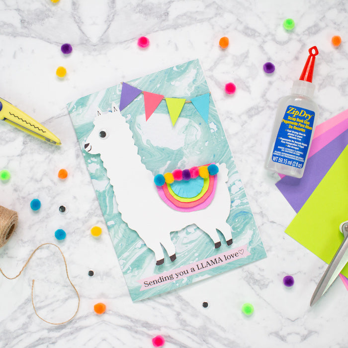 handmade-llama-cards-craft-box-girls for Free Printable Llama Birthday Card Handmade Llama Cards – Craft Box Girls for Free Printable Llama Birthday Card