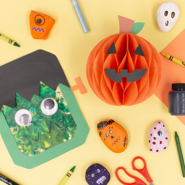 3 Kids Halloween Crafts – Craft Box Girls