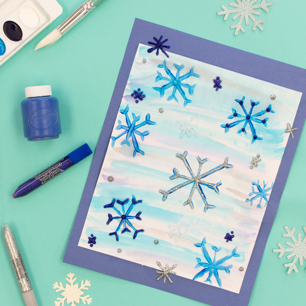 Snowflake Paint Along – Craft Box Girls