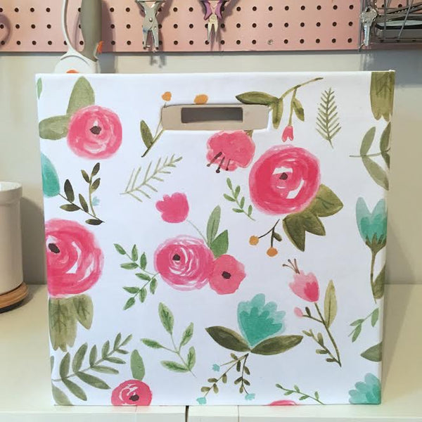 Storage Bin Makeover Craft Box Girls