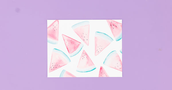 Watermelon Watercolor Art Print - Digital Download - Craft Box Girls