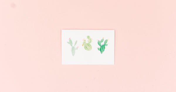 Cactus Greeting Card - Digital Download - Craft Box Girls